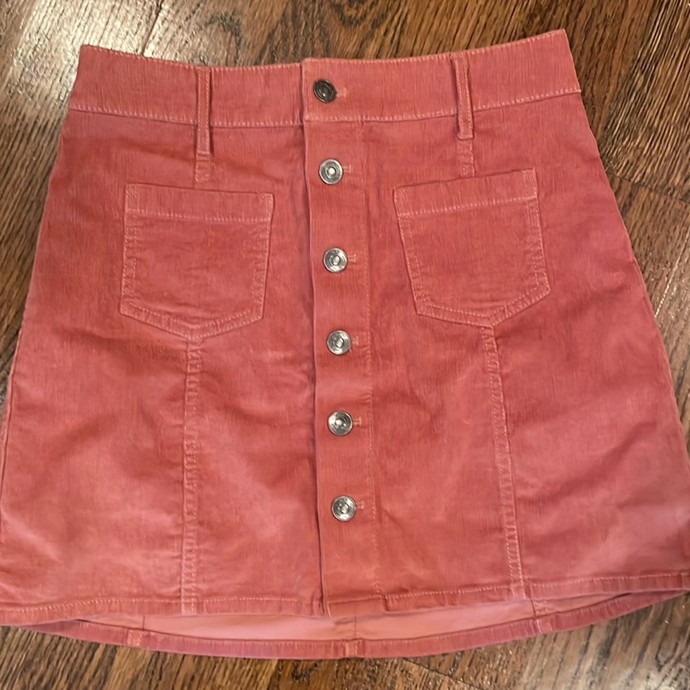 AERIE corduroy button up skirt | New with tags| Small